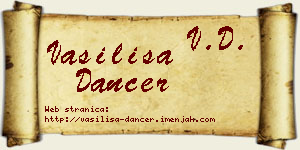 Vasilisa Dancer vizit kartica